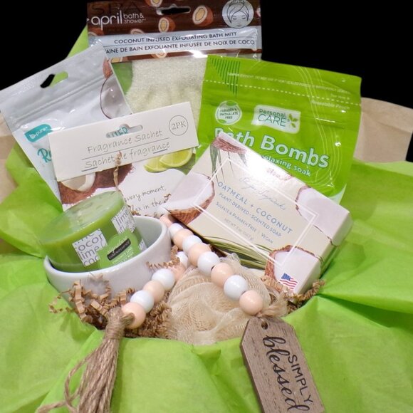 Handmade Other - Coconut and Lime Gift Basket